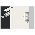 Paulmann MaxLED / Your LED Strip Base Alu-Profil mit Diffusor, 100cm, Alu eloxiert / Abdeckung satin