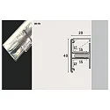 Paulmann MaxLED / Your LED Strip Duo Alu-Profil Set, 200cm, inkl. Seiten-Diffusoren, Alu eloxiert