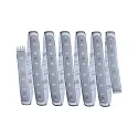 Paulmann LED Strip MaxLED 500 Daylight, IP44 „Protection Cover“, 24V DC, 15W 6500K 1375lm, 250cm, dimmbar, Silber