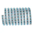 Paulmann LED Strip-Basisset MAXLED 500, inkl. Steckertrafo + Fernbedienung, beschichtet, 230V/24V, 60VA, 36W RGBW, 150cm / 1.25cm