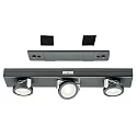 Paulmann LED Batterie-Unterbauleuchte ROTATE, 3er Spot, dreh- und schwenkbar, 3000K, 6x 1.5V (AAA), anthrazit, dimmbar