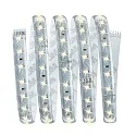 Basisset LED Strip MaxLED 500 Warmweiß, beschichtet, dimmbar, 230/24V, 20VA, 10W 2700K 660lm, Silber, 150cm
