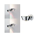 LED Wandleuchte SABIK, IP44, Up/Down, Linsenoptik, 13W 2700K 570lm, dimmbar