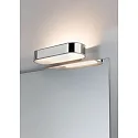Paulmann LED Wandleuchte AGENA, IP44, UP/Down, indirekt, 20W 2700K 1800lm, Chrom/Weiß matt, dimmbar