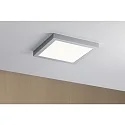 Paulmann LED Aufbau-Panel ABIA, Eckig, 30x30cm, IP20, 230V, 22W 2700K 2200lm, Kunststoff, Chrom matt
