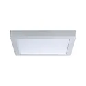 Paulmann LED Aufbau-Panel ABIA, Eckig, 30x30cm, IP20, 230V, 22W 2700K 2200lm, Kunststoff, Chrom matt
