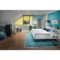 Paulmann LED Aufbau-Panel ABIA, Rund, Ø 30cm, IP20, 230V, 22W 2700K 2200lm, Kunststoff, Chrom matt