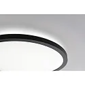 Paulmann LED Panel ATRIA 3STEP DIM, Ø 42cm, 230V, dimmbar, Kunststoff, 22W 4000K 2300lm, Schwarz