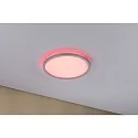 Paulmann LED Panel ATRIA RGBW, 230V, mit Backlight und FB, Ø 29.3cm, 12W 1400lm, Chrom matt