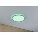 Paulmann LED Panel ATRIA RGBW, 230V, mit Backlight und FB, Ø 29.3cm, 12W 1400lm, Chrom matt