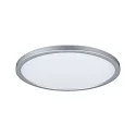 Paulmann LED Panel ATRIA RGBW, 230V, mit Backlight und FB, Ø 29.3cm, 12W 1400lm, Chrom matt