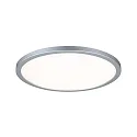 Paulmann LED Panel ATRIA RGBW, 230V, mit Backlight und FB, Ø 29.3cm, 12W 1400lm, Chrom matt