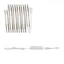 Paulmann LED Strip MaxLED Basisset 1,5m, 10W, 2700K, 750lm, dimmbar, silber
