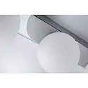 Paulmann Decken-/Wandleuchte GOVE Balken Badleuchte, 3x G9, IP44, Glas satiniert, chrom