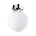 Paulmann LED Decken-/Wandleuchte GOVE Badleuchte, 9W, IP44, Glas satiniert, chrom