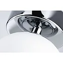 Paulmann LED Decken-/Wandleuchte GOVE Badleuchte, 9W, IP44, Glas satiniert, chrom