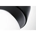 Paulmann Decken-/Wandleuchte GOVE Badleuchte, 1x G9, IP44, Glas satiniert, schwarz matt