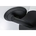 Paulmann LED Wandleuchte GOVE Badleuchte, 5W, IP44, Glas satiniert, schwarz matt