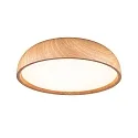 LED Deckenleuchte / Badleuchte OKA, IP44, 24W 3000/4000/6500K (White Switch) 950lm, schaltbar, Holz hell