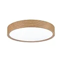 Paulmann LED Deckenleuchte / Badleuchte TEGA, IP44, 22.5W 3000/4000/6500K (White Switch) 1200lm, schaltbar, Holz hell