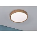 Paulmann LED Deckenleuchte / Badleuchte TEGA, IP44, 22.5W 3000/4000/6500K (White Switch) 1200lm, schaltbar, Holz hell
