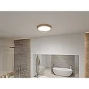 Paulmann LED Deckenleuchte / Badleuchte TEGA, IP44, 22.5W 3000/4000/6500K (White Switch) 1200lm, schaltbar, Holz hell