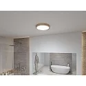Paulmann LED Deckenleuchte / Badleuchte TEGA, IP44, 22.5W 3000/4000/6500K (White Switch) 1200lm, schaltbar, Holz hell