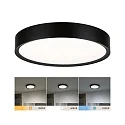 Paulmann LED Deckenleuchte / Badleuchte TEGA, IP44, 22.5W 3000/4000/6500K (White Switch) 1200lm, schaltbar, schwarz
