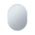 Paulmann LED Leuchtspiegel MIRRA, IP44, oval, 60 x 80cm, 22W 3000-6500K (WhiteSwitch), mit Touchdimmer + Heizfunktion, weiß