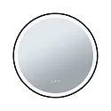 Paulmann LED Leuchtspiegel MIRRA, IP44, rund, Ø 59cm, 23.5W 2700/4000/6500K (WhiteSwitch), mit Touch-Dimmer + Heizfunktion, schwarz