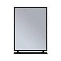 Paulmann mirror with lighting MIRO 45 X 60CM square, tunable white, with shelf IP44, black matt 