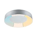 LED Deckenleuchte / Badleuchte CASCA, IP44, 40cm, 230V, 25W 3000/4000/6500K (White Switch) 2100lm, schaltbar, alu matt
