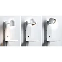 reading lamp MALENA with USB connection GU10 IP20