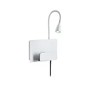 reading lamp HALINA LED with USB connection IP20, white 