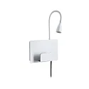 Paulmann LED Wandleuchte HALINA LED Leseleuchte, 3,5W, 2700K, 200lm, 230V, IP20, mit USB-C Anschluss, weiß