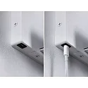 Paulmann LED Wandleuchte HALINA LED Leseleuchte, 3,5W, 2700K, 200lm, 230V, IP20, mit USB-C Anschluss, weiß