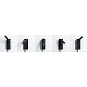 Paulmann LED Wandleuchte HULDA LED Leseleuchte, 2,5W, 230V, 3000K, 130lm, IP20, mit USB-C Anschluss, 3-Stufen dimmbar, schwarz