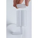Paulmann Badezimmer-Wandleuchte RAVI, IP44, 230V, 1x E27 (Mix & Match), Metall, weiß