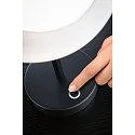 Paulmann mirror with lighting MASUA IP44 - 3X ZOOM 3-fold, round, CCT Switch, with plug, adjustable IP44 / IP20, black matt 