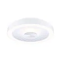 wall and ceiling luminaire VOLEA Ø 32CM direct / indirect IP44, silver, white dimmable