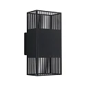 Paulmann Outdoor LED Wandleuchte THARIN, IP44, 2x 3.7W 3000K 180lm, verstellbar, schaltbar, Edelstahl, schwarz