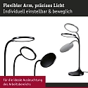 Paulmann desk lamp MEJAN adjustable, with touch dimmer, black matt dimmable