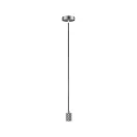 Pendelleuchte NEORDIC TILLA, E27, mit Baldachin, Graualuminium