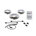 LED Strip 65 Zoll, 2,4m, 4W, dimmbar, schwarz, farbwechsel RGB