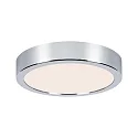 HomeSpa LED Panel AVIAR, direkt/indirekt, IP44, Ø 22cm, 230V, dimmbar, 13W 3000K, Chrom