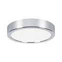 HomeSpa LED Panel AVIAR, direkt/indirekt, IP44, Ø 22cm, 230V, dimmbar, 13W 4000K, Chrom