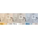 Paulmann LED Kosmetikspiegel JORA, IP44, 230V, 3.3W 2700/4000/6500K (WhiteSwitch) 60lm, mit Touch-Schalter, Chrom / weiß