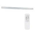 Paulmann LED Wandleuchte / Spiegelleuchte HomeSpa TOVA, IP44, TunableWhite, dimmbar, mit FB, 90cm, 8.7W 750lm, Chrom / Weiß