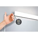 Paulmann LED Spiegelleuchte HomeSpa LUNO, IP44, WhiteSwitch, inkl. Näherungs-Sensor, Alu, 39cm, 6W 670lm