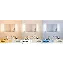 Paulmann LED Spiegelleuchte HomeSpa LUNO, IP44, WhiteSwitch, inkl. Näherungs-Sensor, Alu, 39cm, 6W 670lm